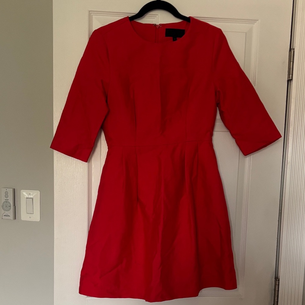 Blaque Label Vibrant Red Long Sleeve Dress